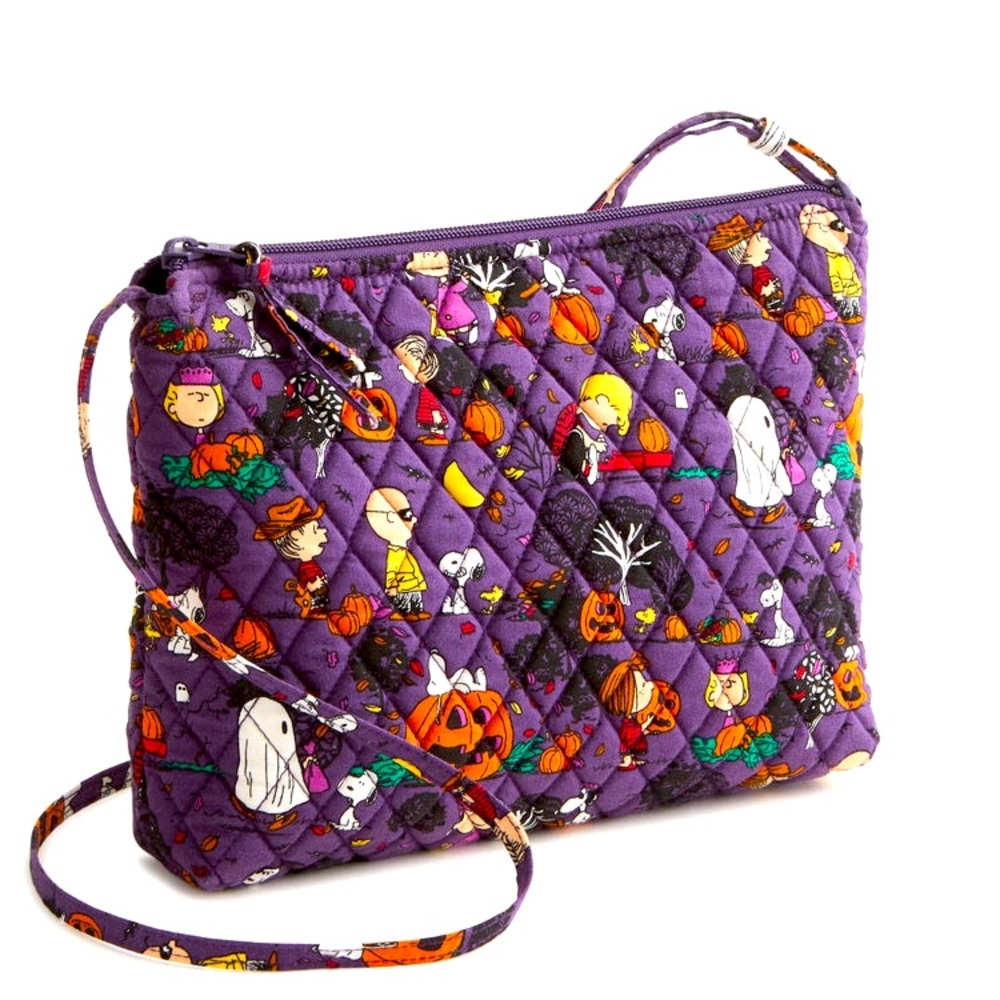 Vera Bradley  Peanuts Snoopy Halloween large Hipster Bag NWT